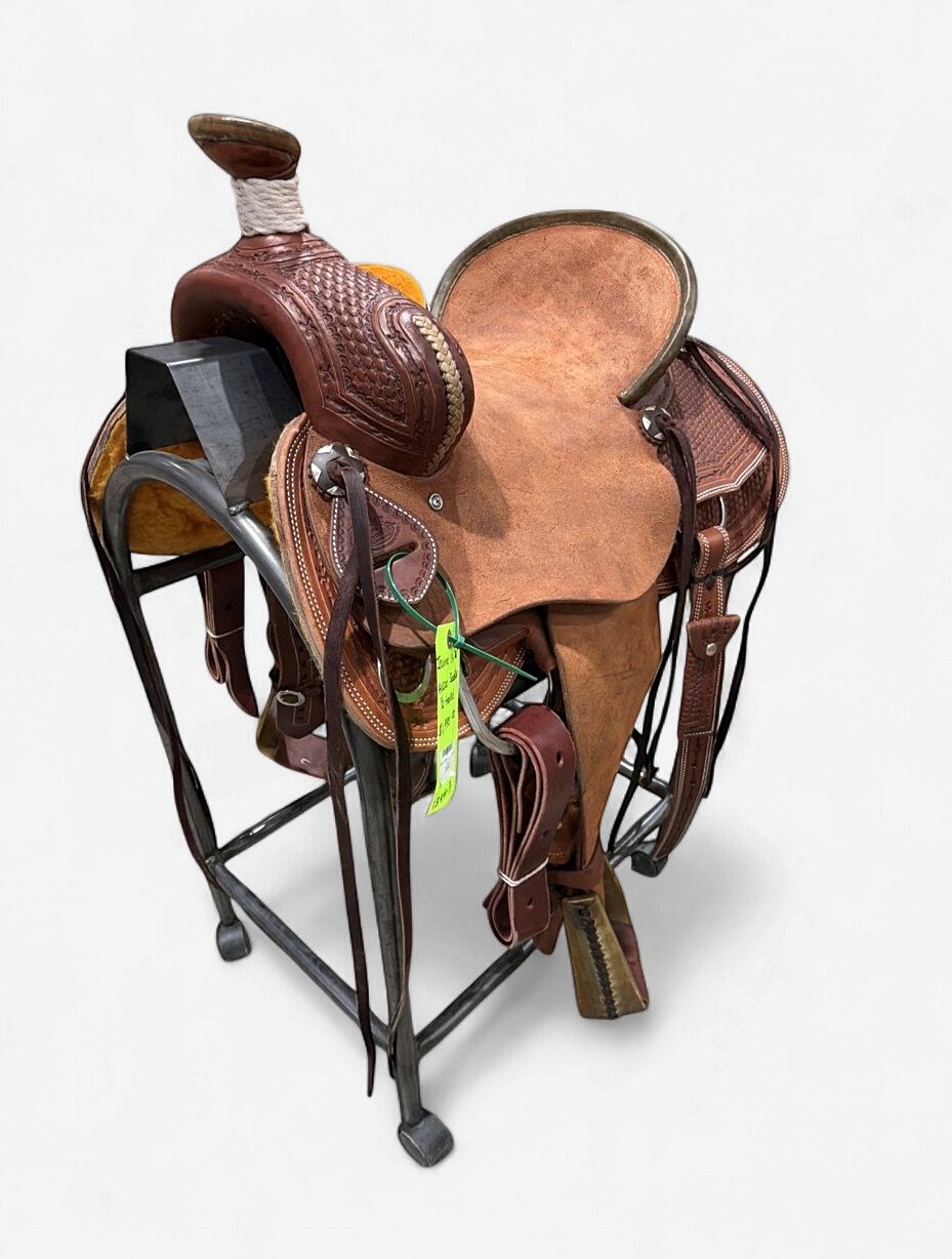 Irvine 14.5" Association Saddle-1/2 Tooled