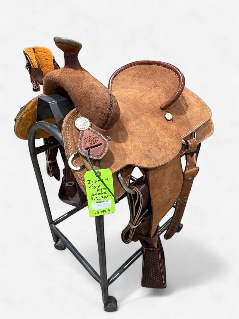 Irvine 14" Team Roping Saddle