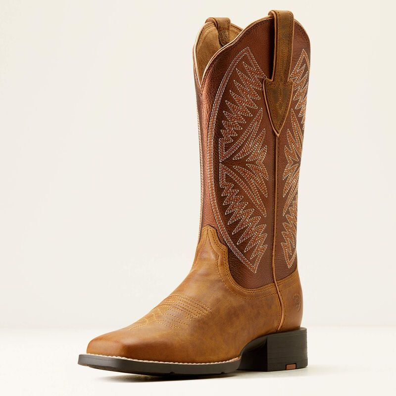 Ariat Women's Round Up Ruidoso Wide Square Toe Western Boot
