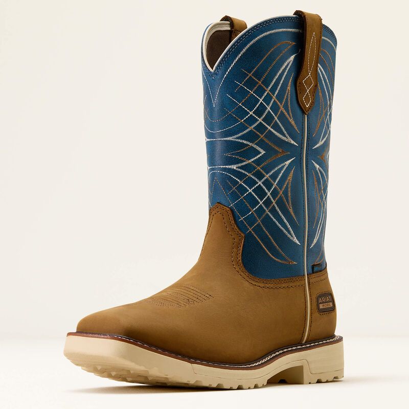 Ariat Men's Activator Waterproof Wide Square Toe Work Boot