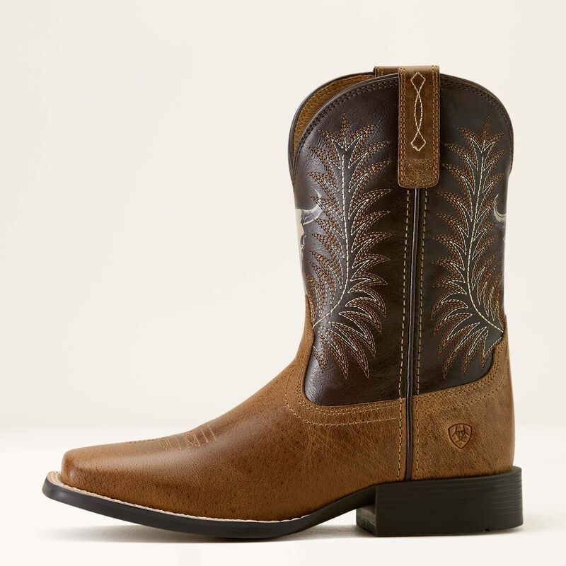 Ariat Youth Stampede Wide Square Toe Western Boot