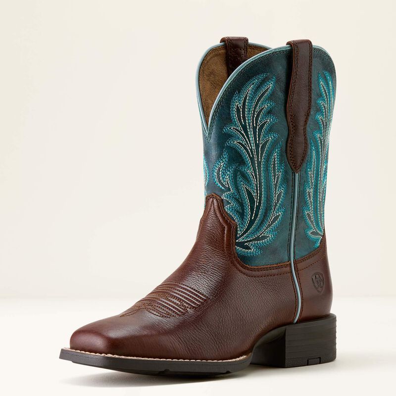 Ariat Women's Round Up Filly Wide Square Toe Western Boot