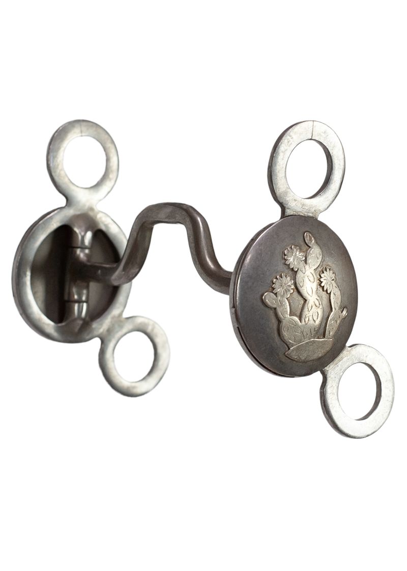 Large Concho Square Port Bit-Cactus