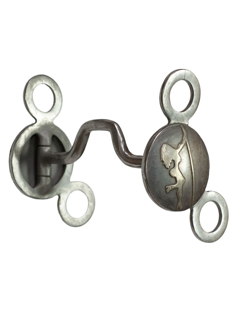 Large Concho Square Port Bit-Dancing Girl