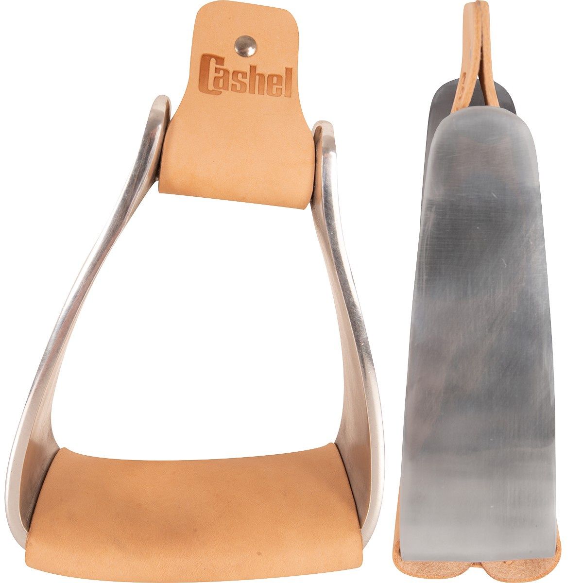 Cashel Aluminum Slanted Stirrup, 2.5-inch Neck