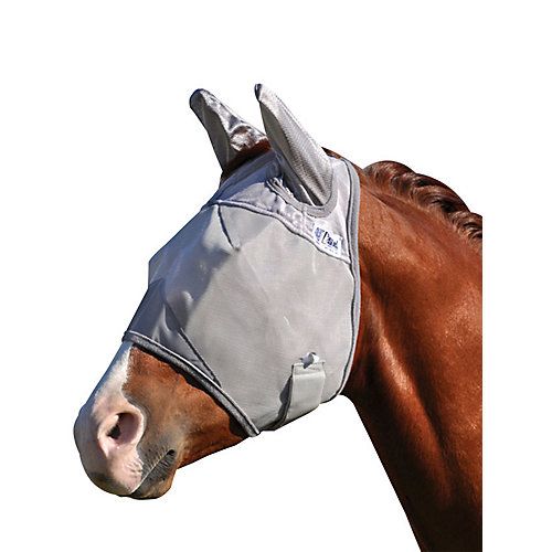 Cashel Crusader Fly Mask, Standard with Ears, Color: Grey, Size: XX-Small (Foal)