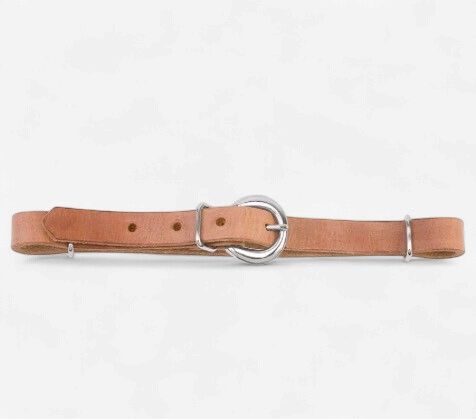 Weaver Equine Straight Harness Leather Curb Strap, Russet