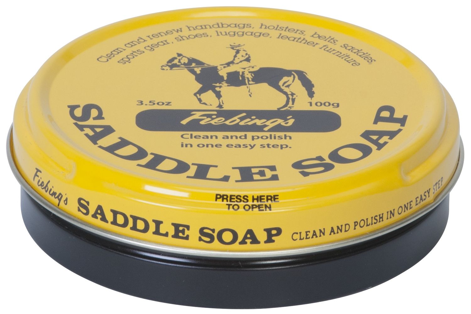 Fiebing's Saddle Soap, 3 oz Natural/Yellow