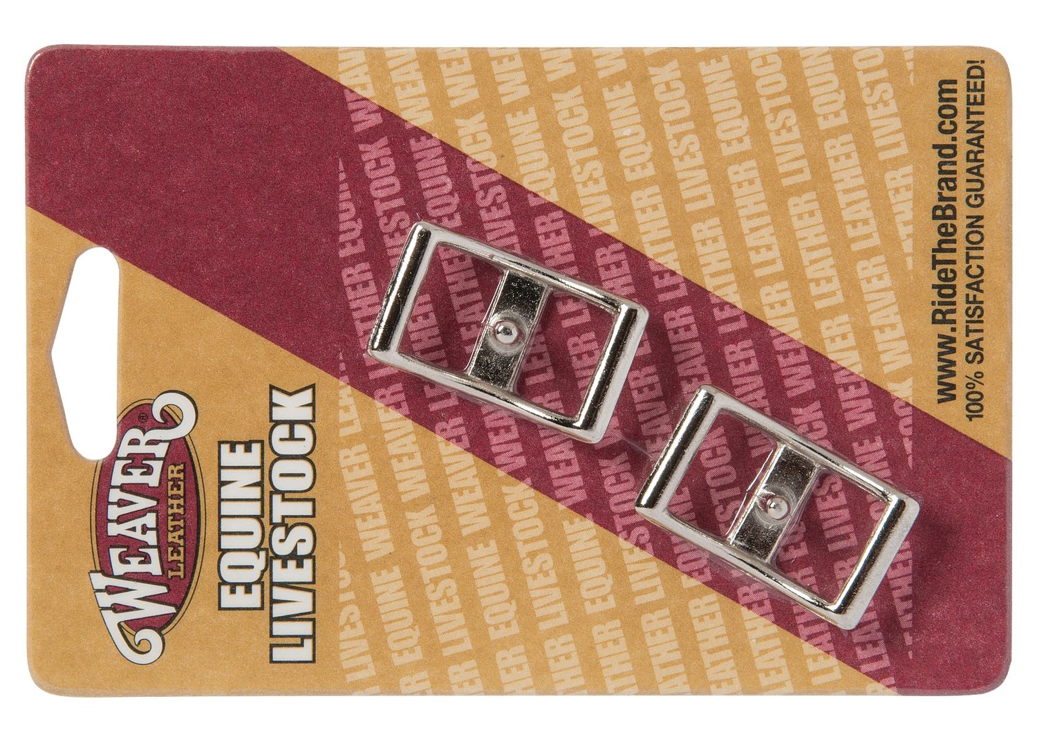 Weaver Equine Nickel-Plated Conway Buckle, 5/8"