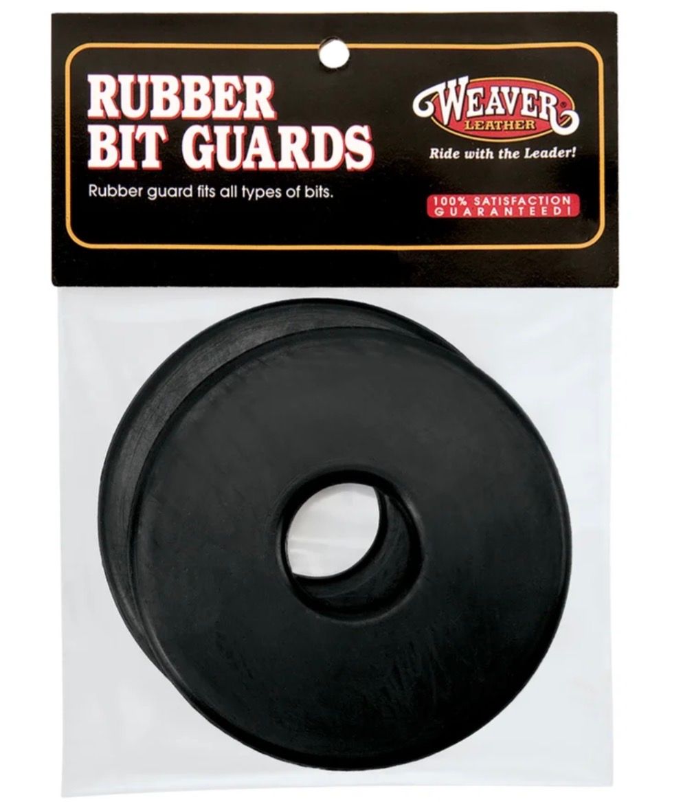 Weaver Equine Rubber Bit Guard, Black