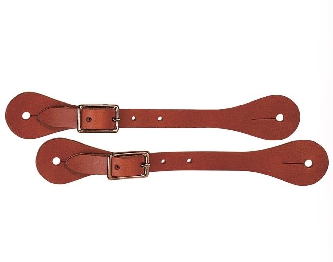 Weaver Equine Single-Ply Ladies' Spur Straps, Russet