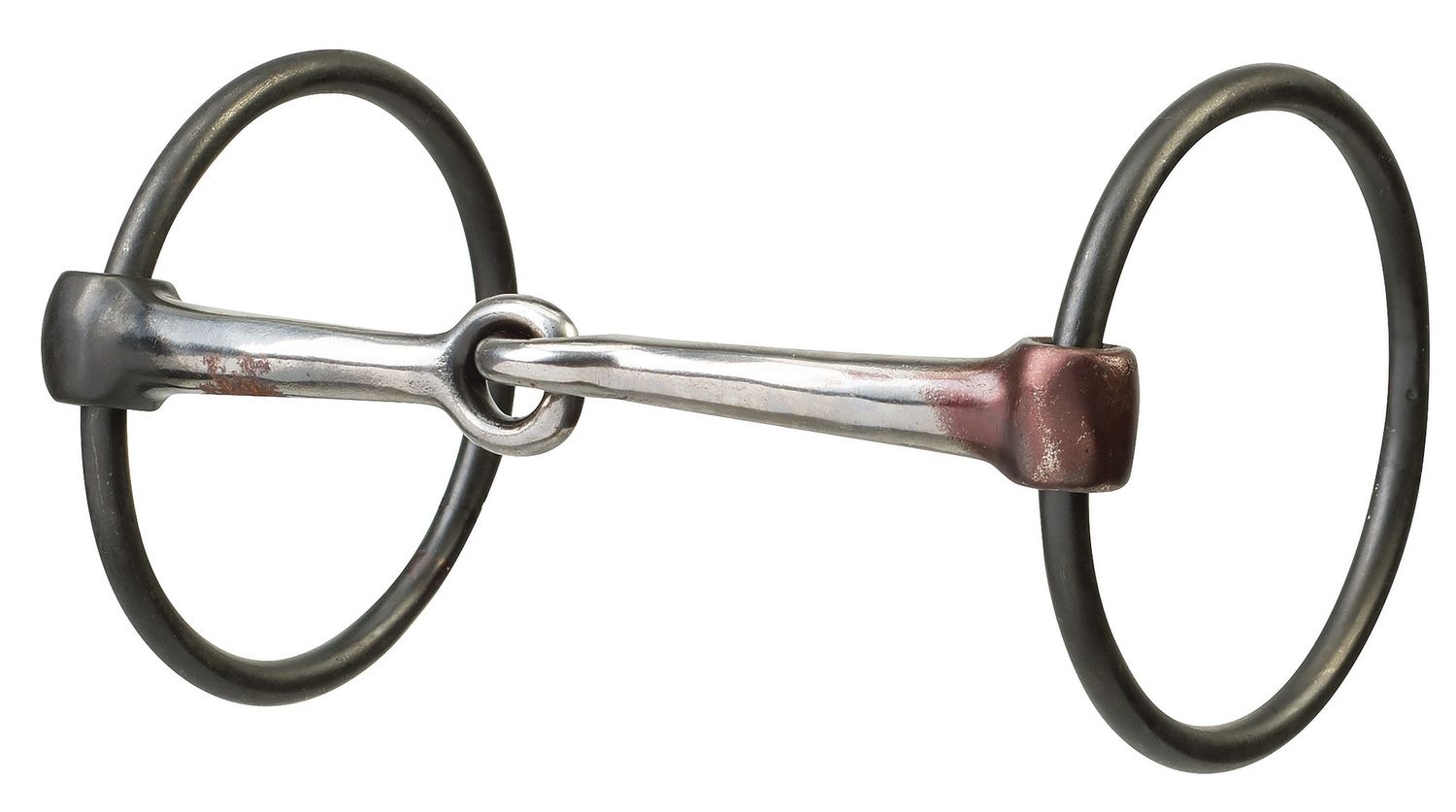 Weaver Equine Ring Snaffle Bit with 5" Sweet Iron Snaffle Mouth with Copper Inlay