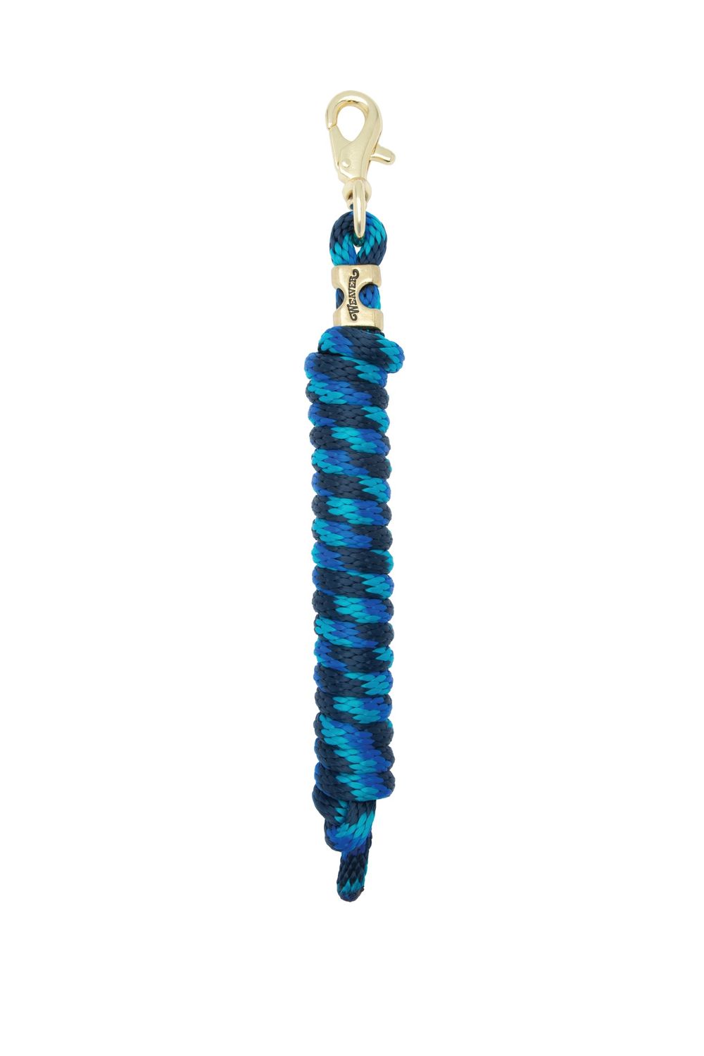 Weaver Equine Poly Lead Rope with Brass-Plated Bull Snap