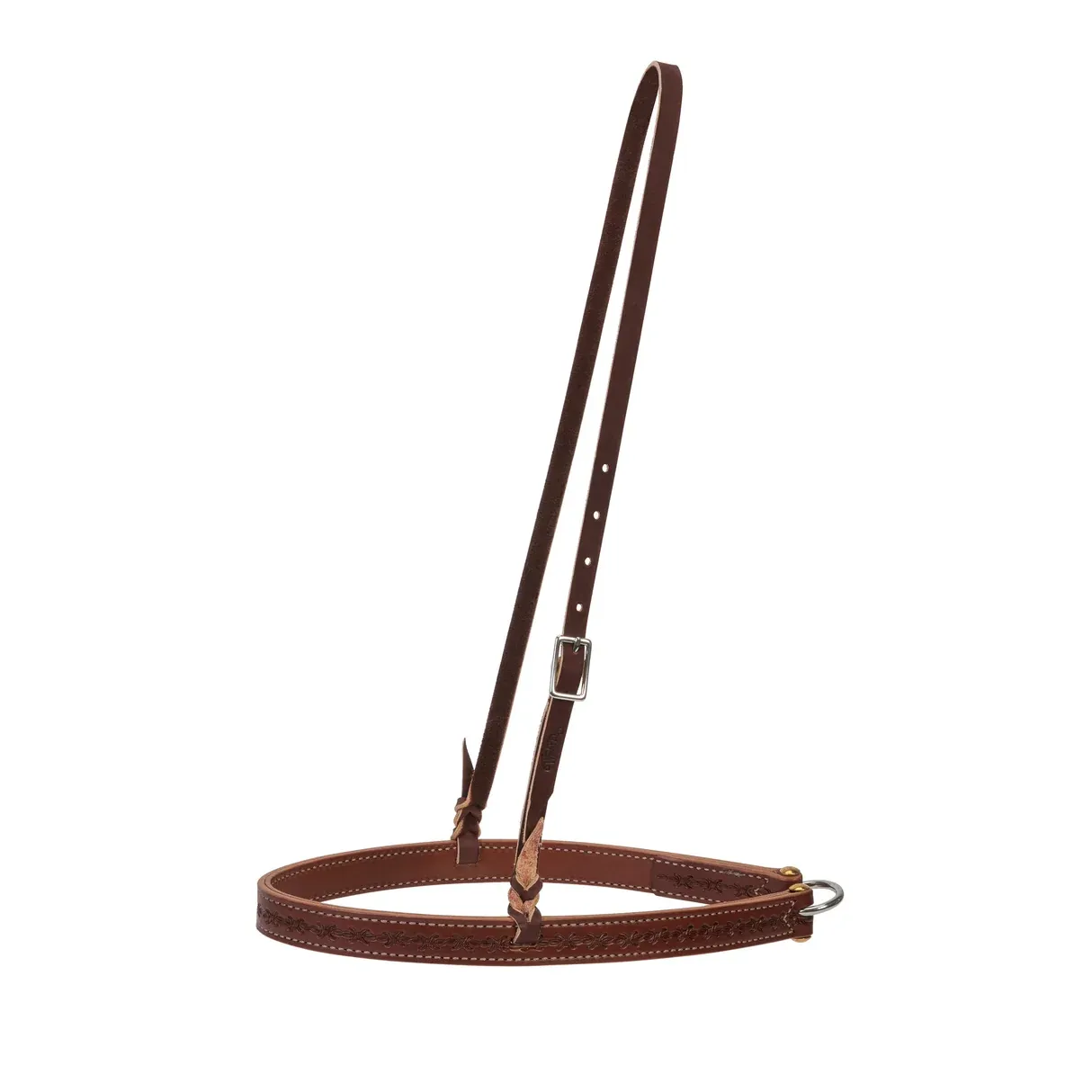 Weaver Equine Barbed Wire Noseband, Brown