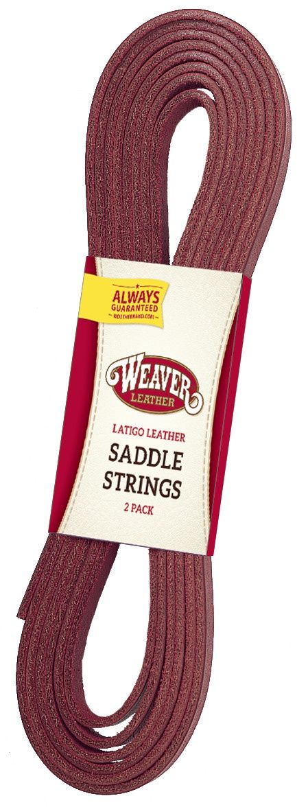 Weaver Leather Supply Saddle String Handy Pack, Burgundy, 1/2" X 72"