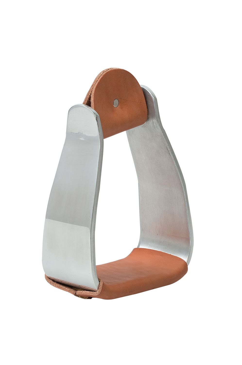 Weaver Leather Supply Sloped Aluminum Stirrups with Leather