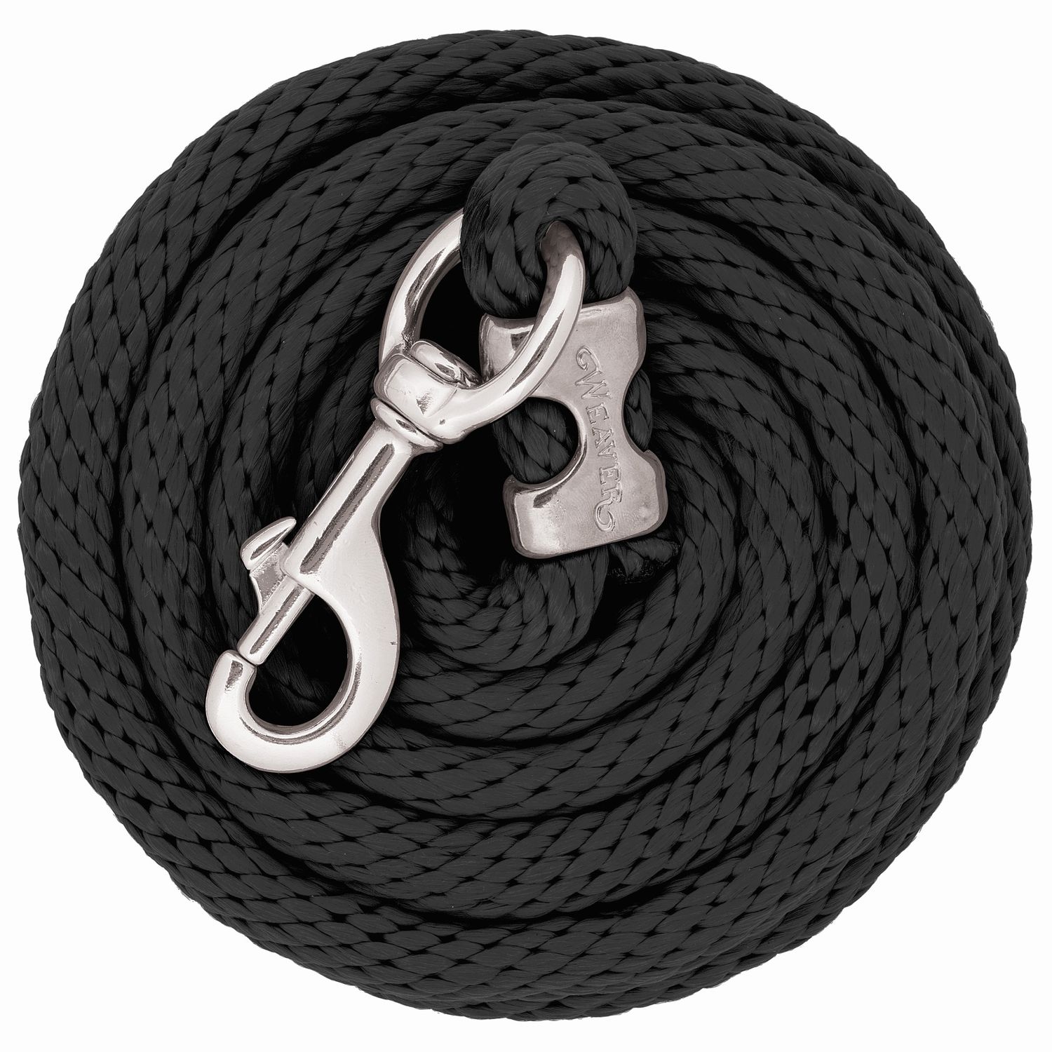 Weaver Equine Poly Horse Lead Rope with Chrome Brass Snap, 5/8" X 10'