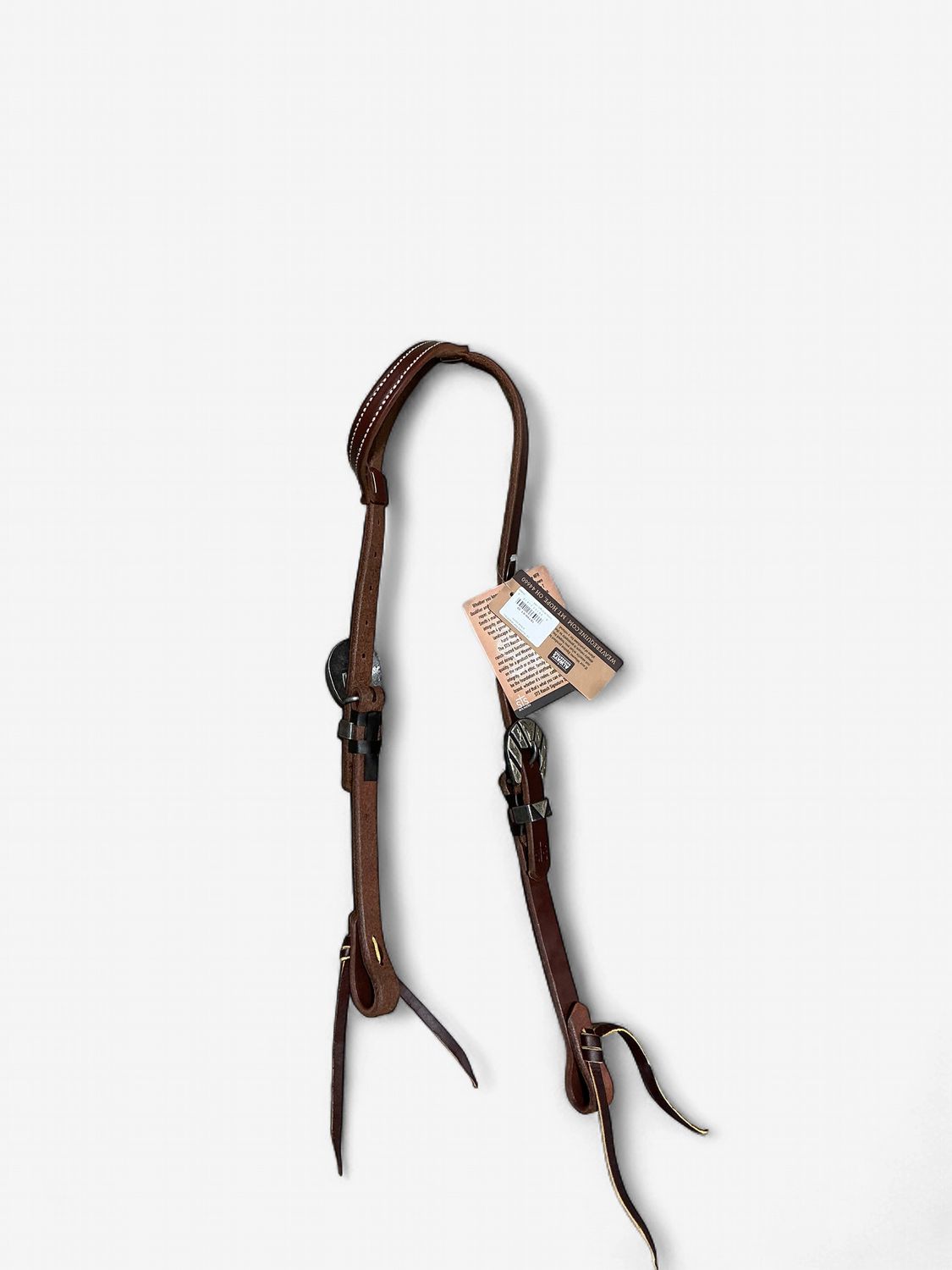STS Ranch Signature Tack 3/4" Sliding Ear Headstall - Broken Bit Engraved Hardware