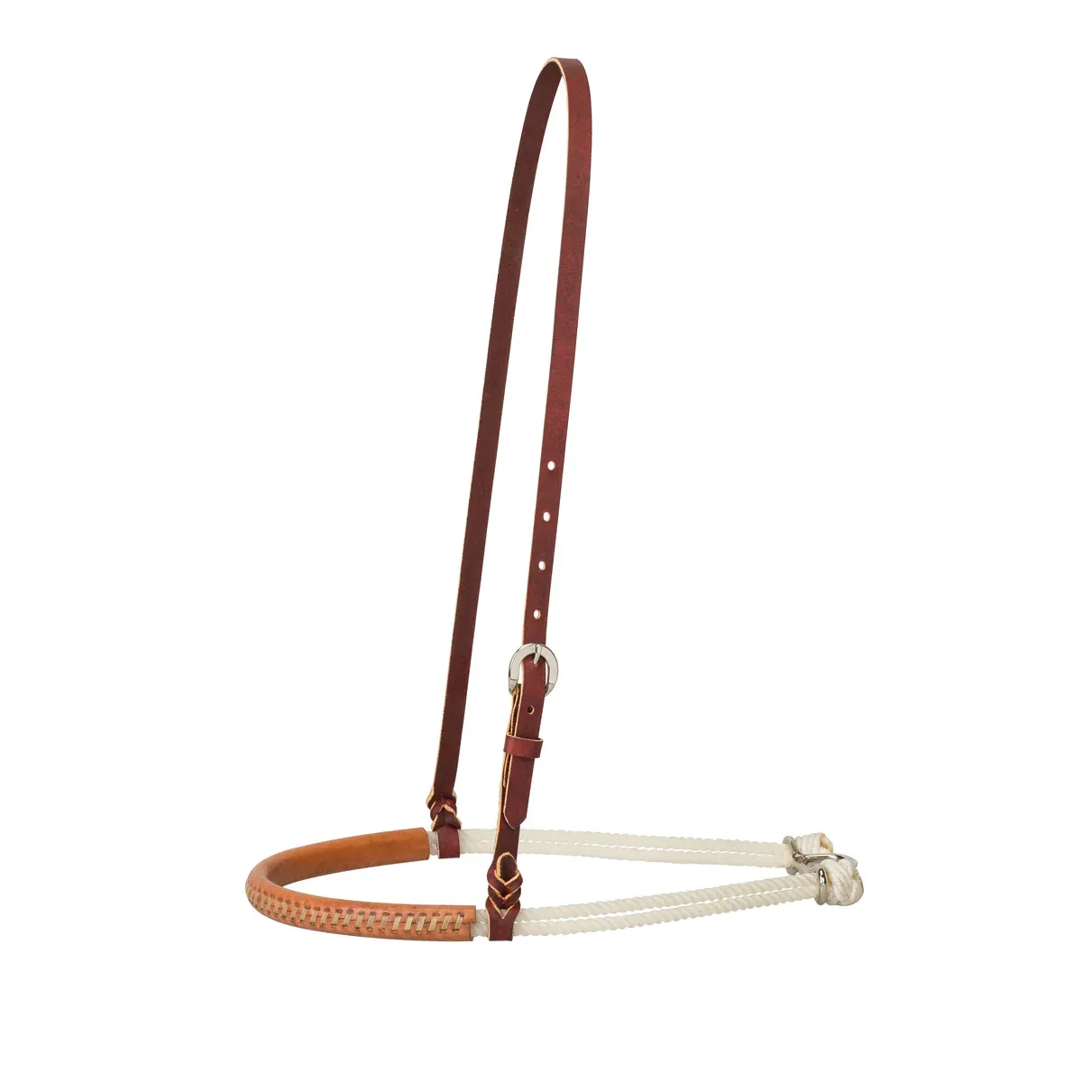 Weaver Equine Leather Covered Double Rope Noseband