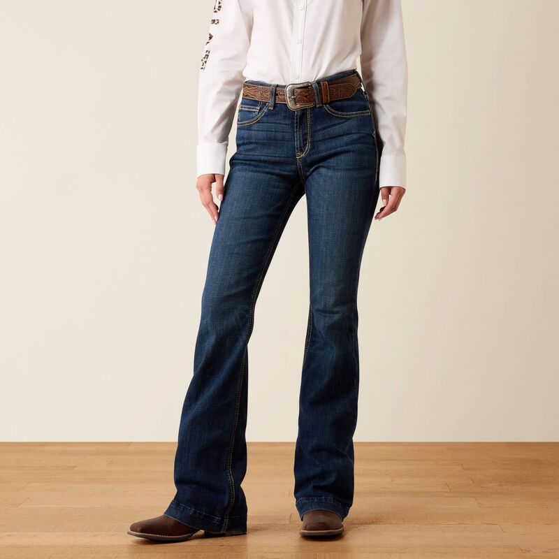 Ariat Women's High Rise Ella Slim Trouser Jeans
