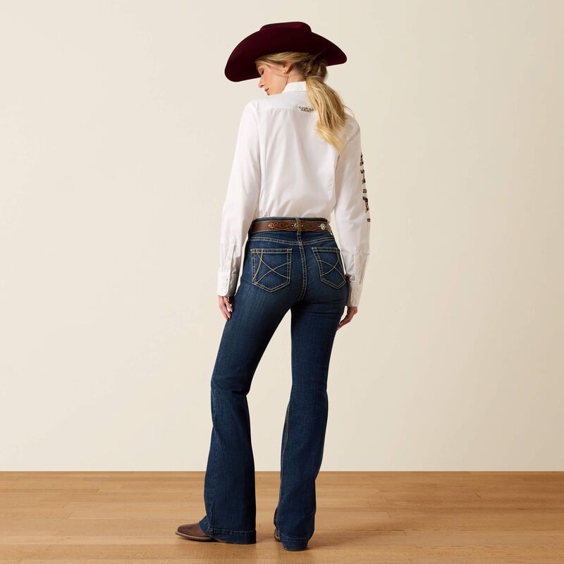 Ariat Women's High Rise Ella Slim Trouser Jeans