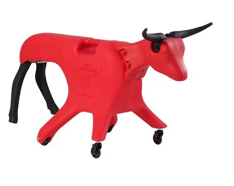 7K Lil' Something Roller Dummy - Steer/Goat/Calf, Color: Red