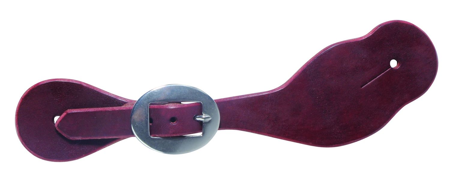Professional’s Choice L/Y BURgundy Spur Strap