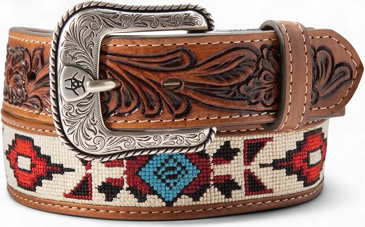 Ariat YB1 1 / 4 Southwest Embroidered Multi Colour