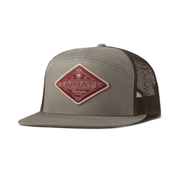 Ariat Richardson 112 Snapback Diamond Patch Grey