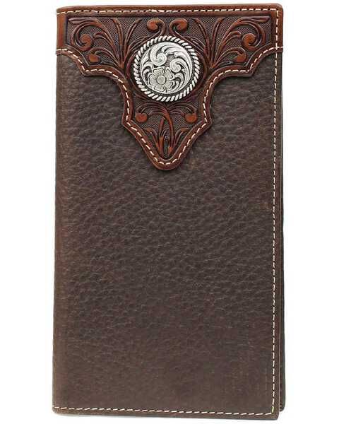 Ariat Rodeo Tooled Overlay Concho Brown