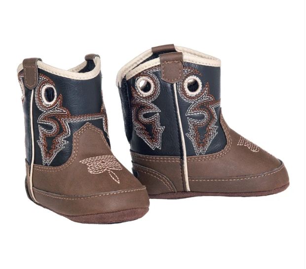 Double Barrel Trace Baby Bucker Boots - Brown