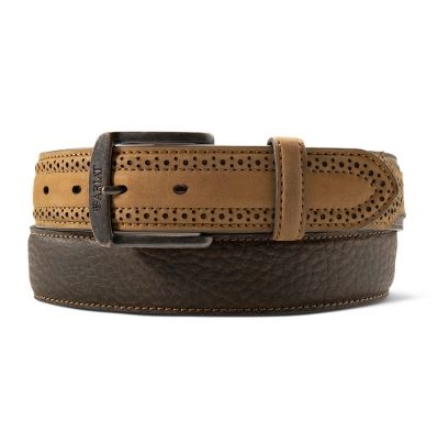 Ariat 1-1/2 Perforated Billets Brown