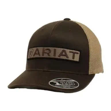 Ariat Men's Snapback Flexfit 110 Long Logo Brown
