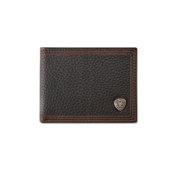 Ariat Bifold Shield Small Brown Rowdy