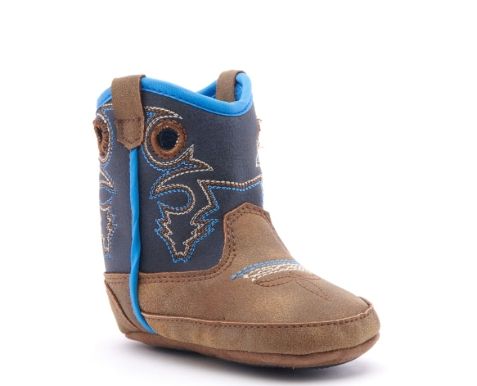 Twister Ben Baby Bucker Boots - Brown, Color: Brown, Size: 1