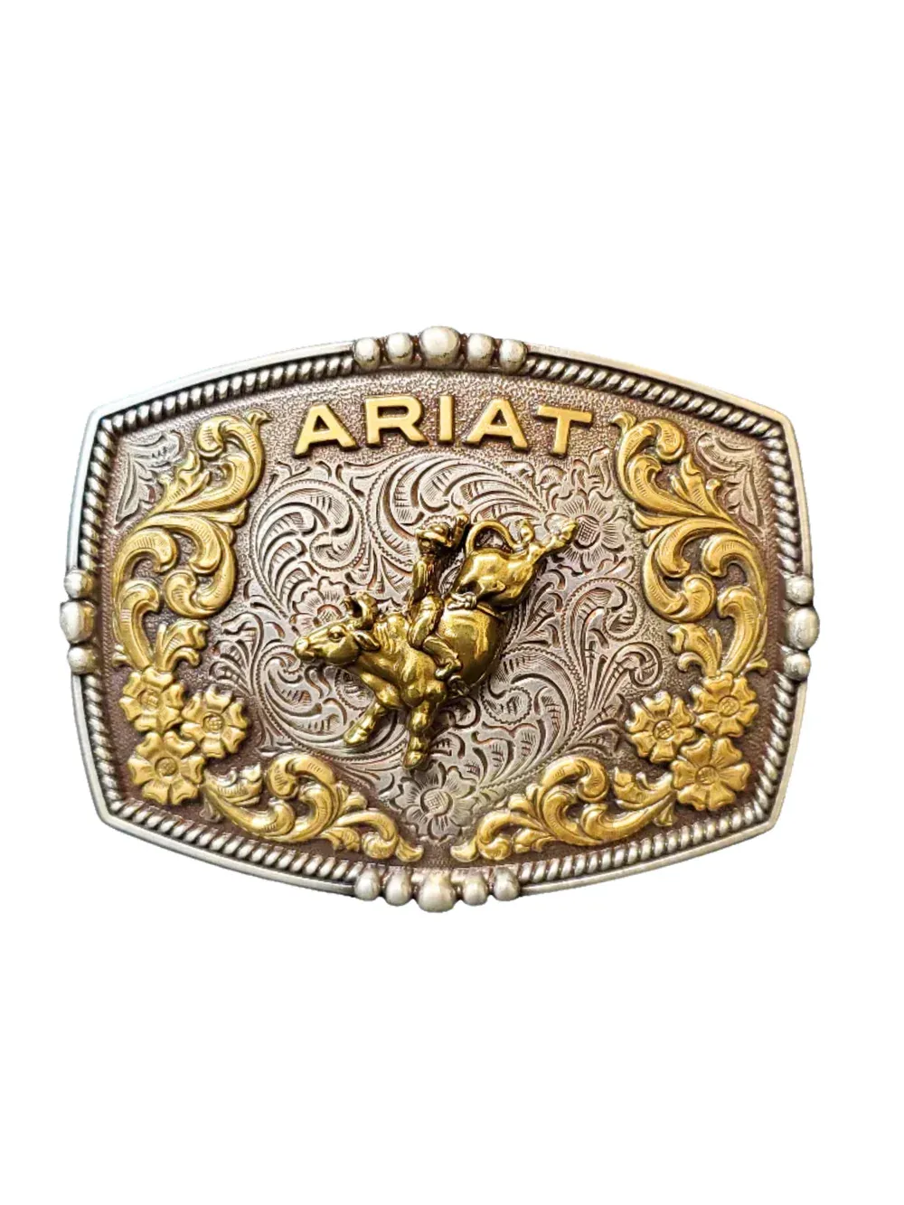 Ariat Rectangular Bull Rider Multi Finish