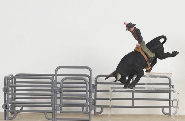 Bigtime Rodeo Assorted Bull Rider Set - Brown