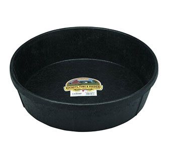Little Giant Rubber Feed Pan - 3 gal