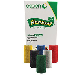Flexwrap Ez Tear 4" Assorted 18S