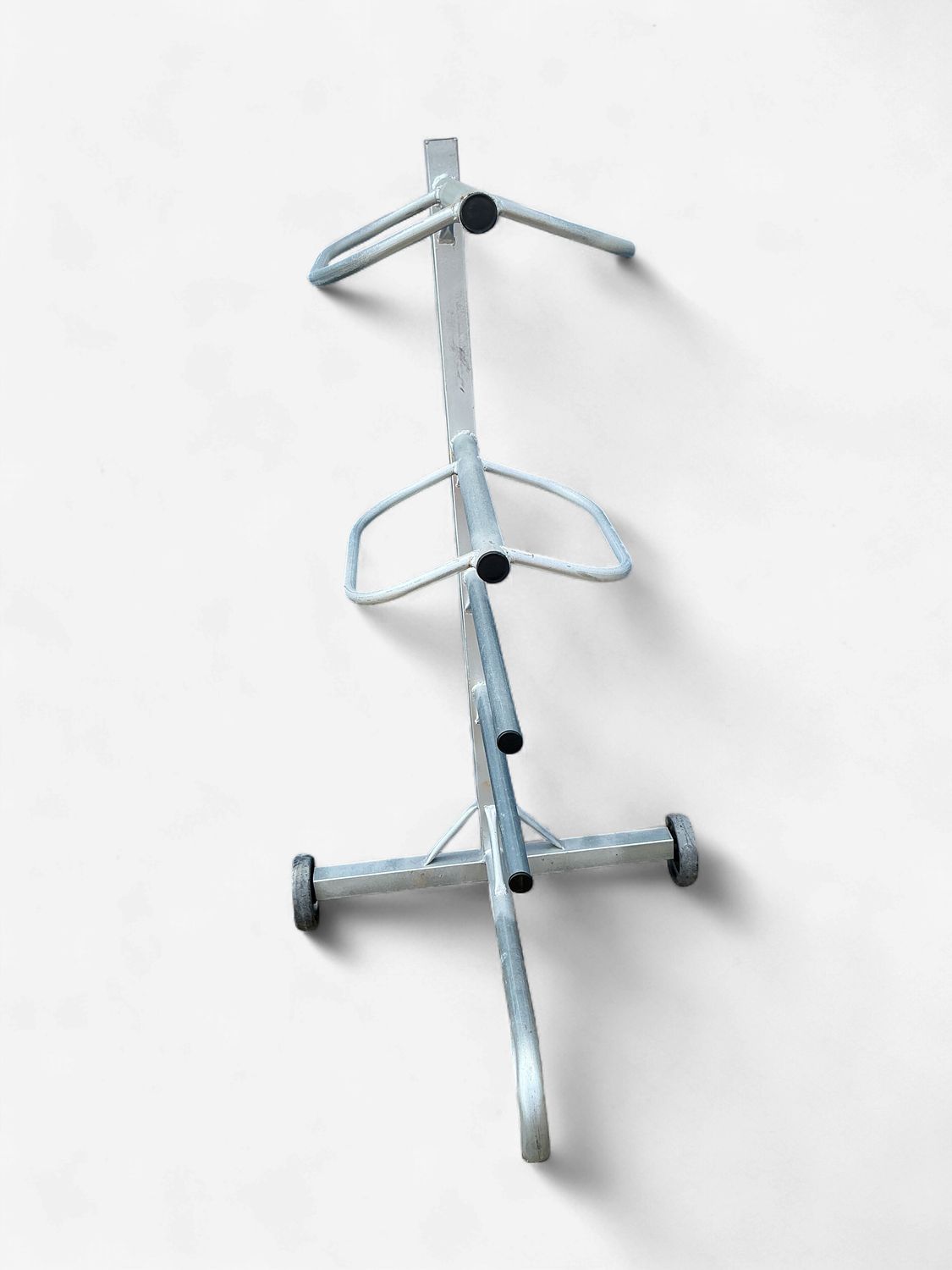 2 Tier Saddle Rack with Wheels