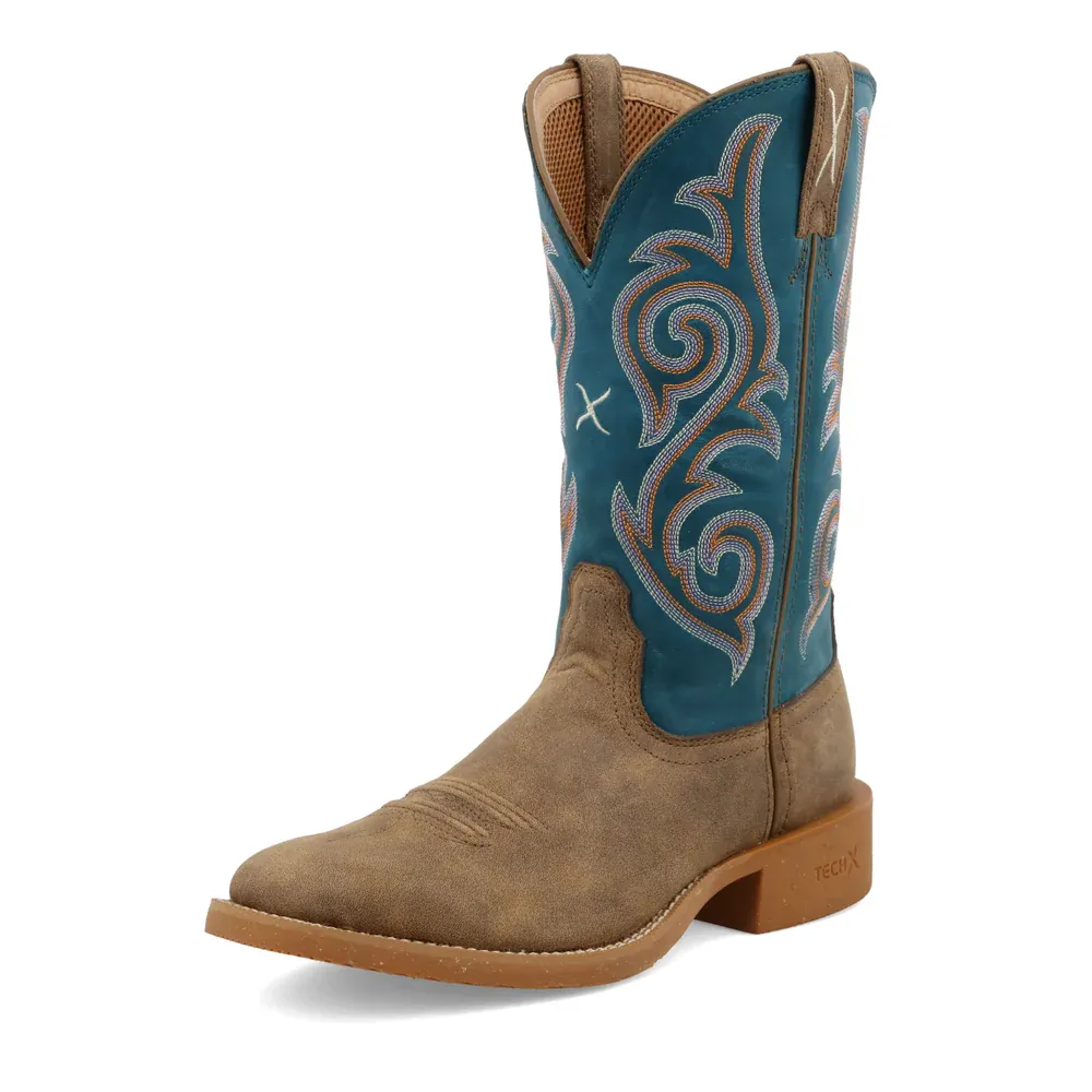Twisted X Women's 11" Tech X Boot - Bomber &amp; Stormy Blue