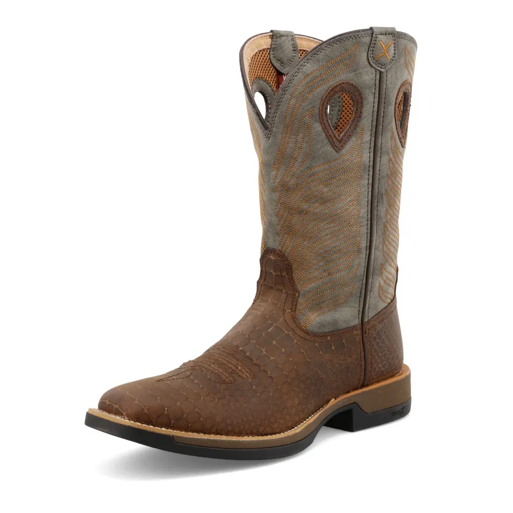 Twisted X Men's 12" Tech X Boot - Brown &amp; Grey