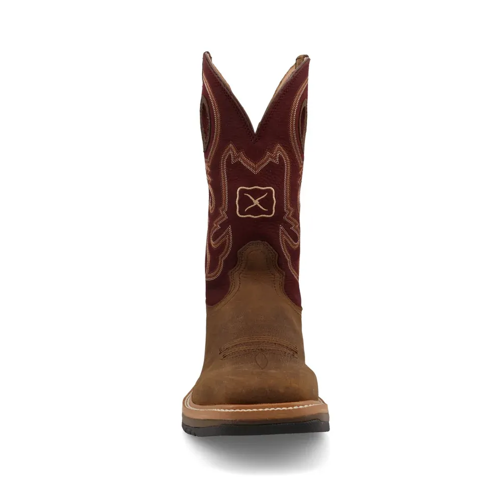 Twisted X Men's 12" Horseman - Brunette &amp; Oxblood