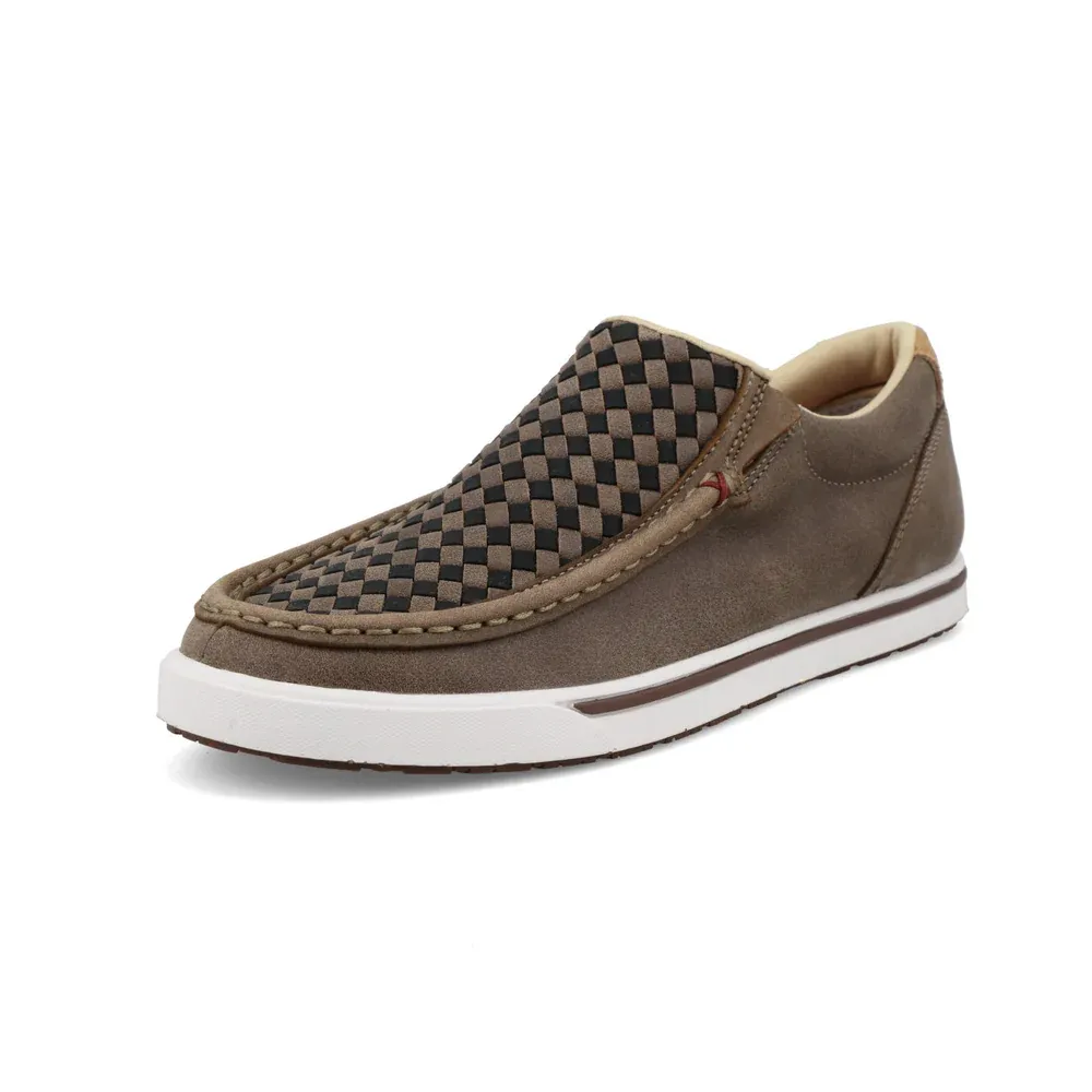 Twisted X Women's Slip-On Kicks - Taupe Grey &amp; Black