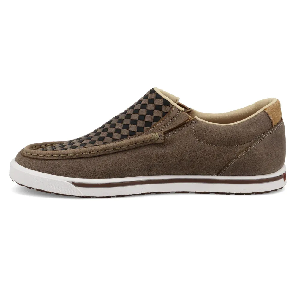 Twisted X Women's Slip-On Kicks - Taupe Grey &amp; Black