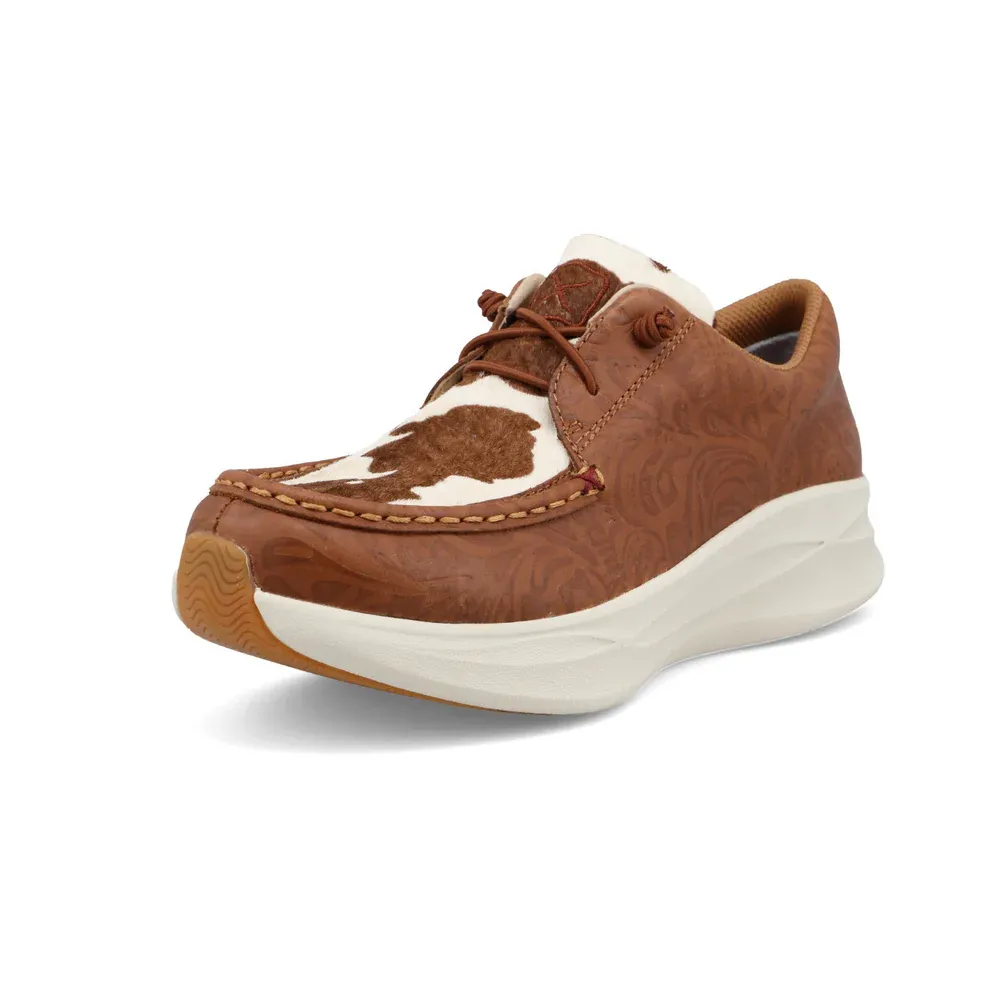Twisted X Women's Feather X Casual - Cowhide Multi &amp; Brown Patina