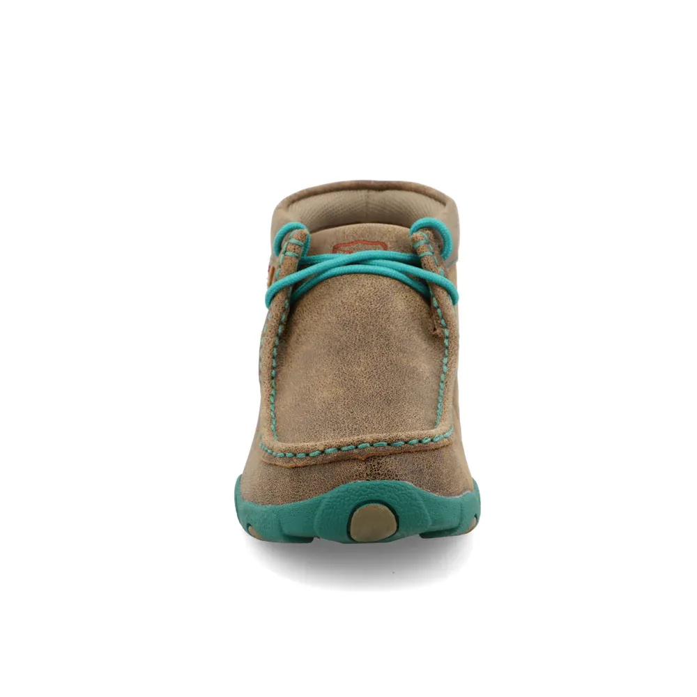 Twisted X Women's Chukka Driving Moc - Bomber &amp; Turquoise (WDM0020)