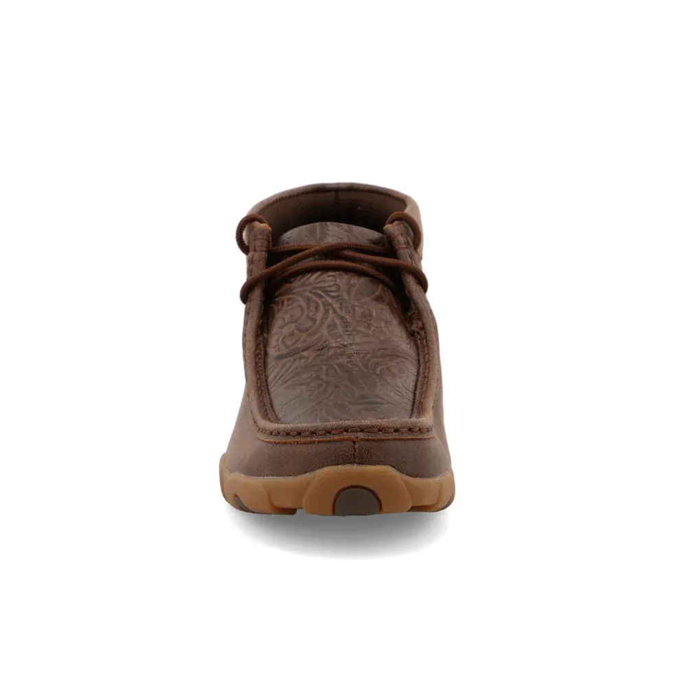 Twisted X Women's Chukka Driving Moc - Brown &amp; Brown Print