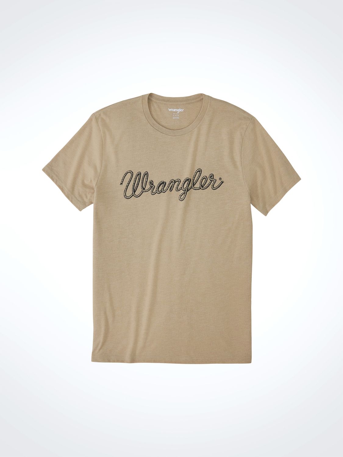 Wrangler® Year-Round Short Sleeve T-Shirt - Regular Fit - Trench Coat Heather