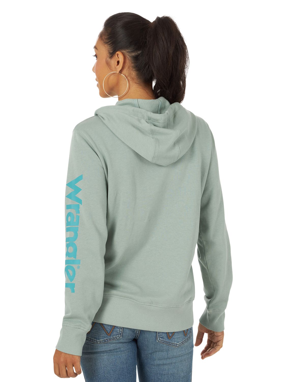 Wrangler® Retro® Punchy Hoodie - Teal